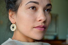 #9 earrings steel