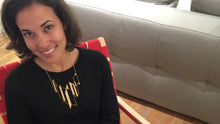 #1 statement necklace gold