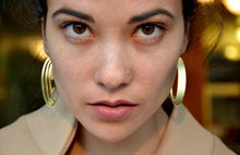 #16 earrings steel