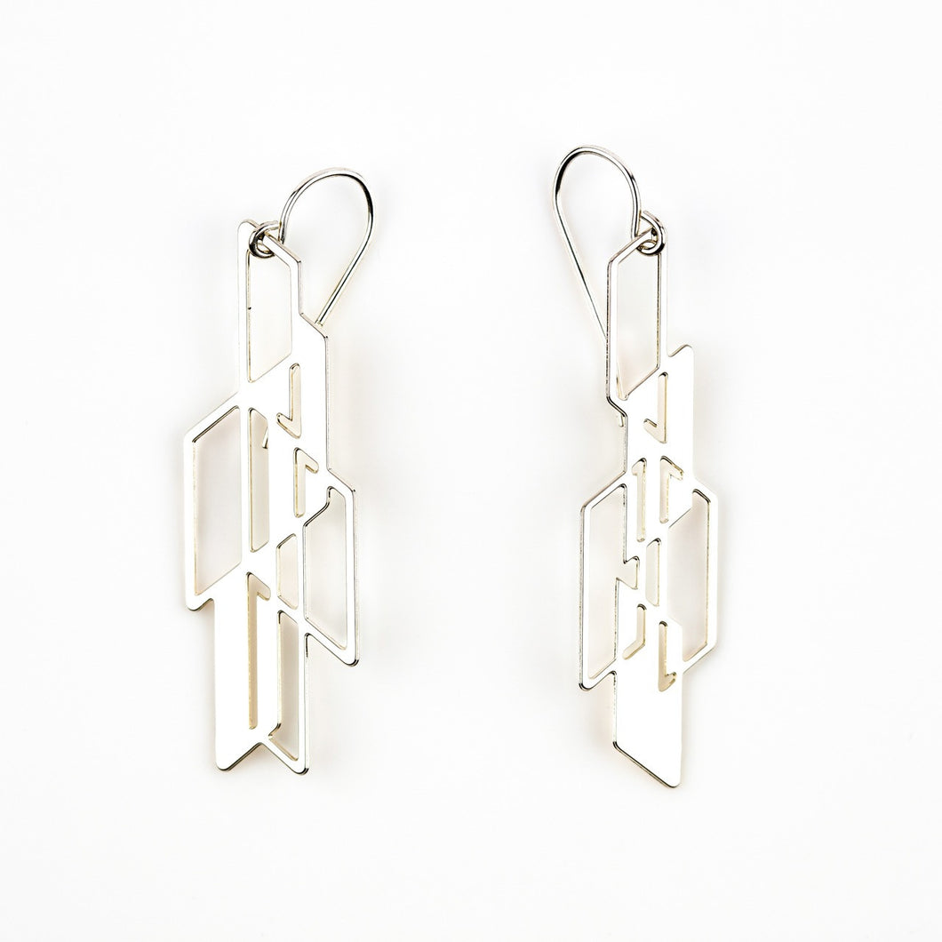 #13 earrings steel