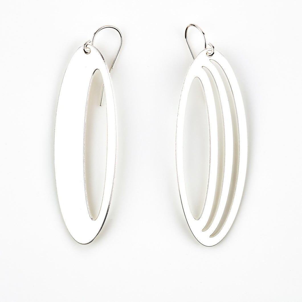 #16 earrings steel