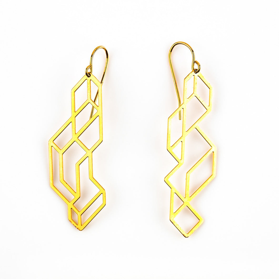 #21 earrings gold