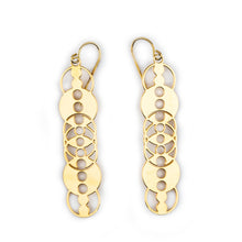 #3 earrings gold