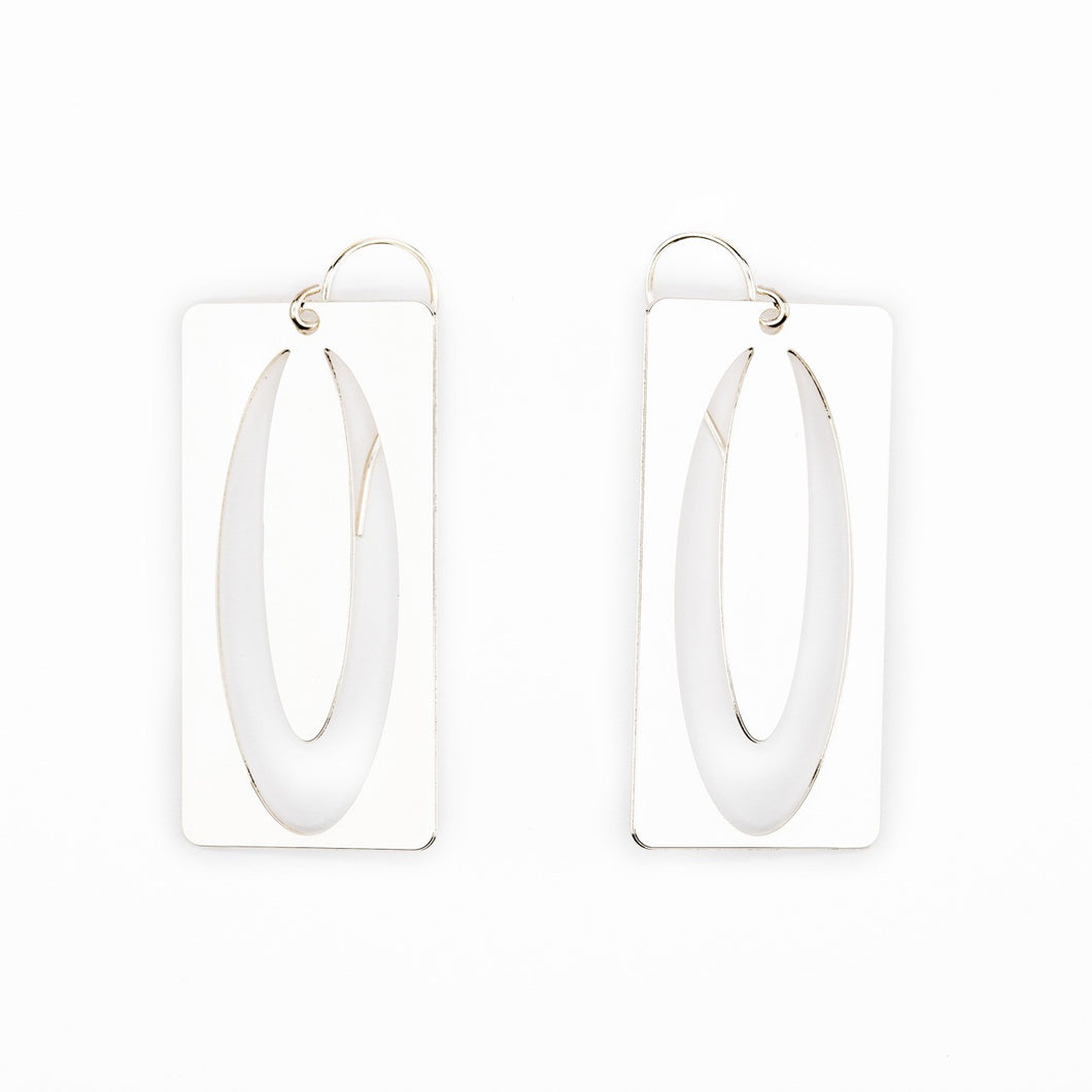 #4 earrings steel