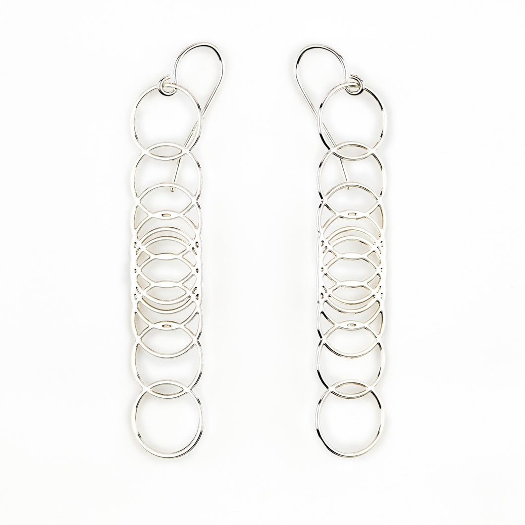 #6 earrings steel