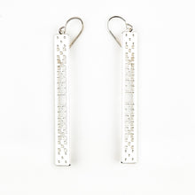 #8 earrings steel