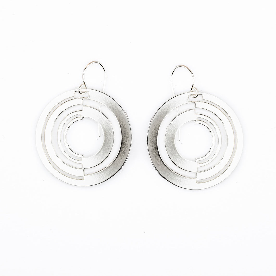 #9 earrings steel